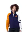 Starter Women's Purple Phoenix Suns Line Up Dolman Raglan Full-zip Track Jacket In Purple
