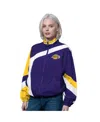 Starter Women's Purple/gold Los Angeles Lakers 1st Quarter Full-zip Jacket In Purple