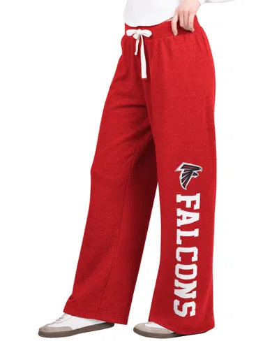 Starter Women's Red Atlanta Falcons Field Wide Leg Sweatpants