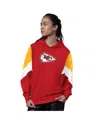 Starter Women's Red Kansas City Chiefs Scrimmage Hoodie In Red