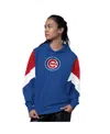 Starter Women's Royal Chicago Cubs Scrimmage Pullover Hoodie In Blue
