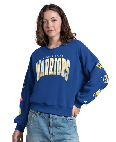 Starter Women's Royal Golden State Warriors Fan Catch Sweatshirt