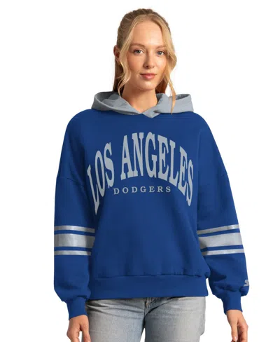 Starter Women's Royal Los Angeles Dodgers Best Coach Hoodie In Blue