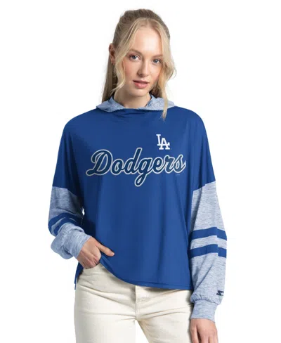 Starter Women's Royal Los Angeles Dodgers Fuel Up Lightweight Hoodie