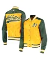 Starter Women's  Gold Oakland Athletics The Legend Full-snap Jacket In Gold