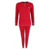 Starter Women's Thermal Set In Red