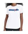 Starter Women's White Buffalo Bills Team Stripe T-shirt In White
