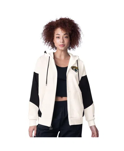Starter Women's White Jacksonville Jaguars Scrimmage Full-zip Hoodie