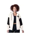 Starter Women's White Las Vegas Raiders Scrimmage Full-zip Hoodie In White,black