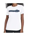 Starter Women's White New York Yankees Team Stripe T-shirt In White