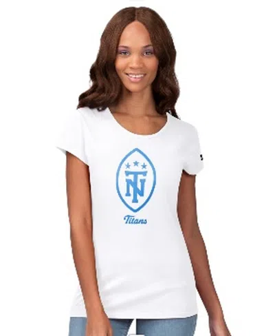 Starter Women's White Tennessee Titans Endzone T-shirt