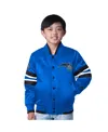 Starter Youth Blue Orlando Magic Scout Varsity Full-snap Jacket In Blue