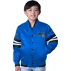 Starter Youth Blue Orlando Magic Scout Varsity Full-snap Jacket In Blue