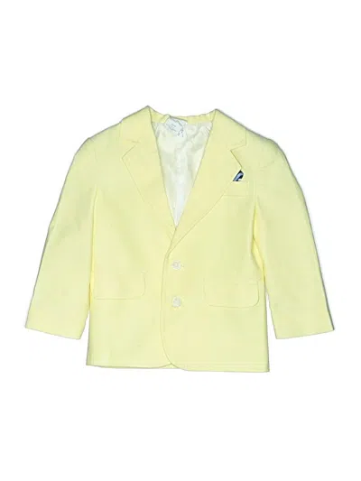 Pre-owned Starting Out Kids' Blazer Jacket In Yellow
