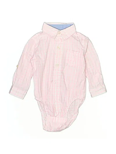 Pre-owned Starting Out Babies' Long Sleeve Onesie In Pink