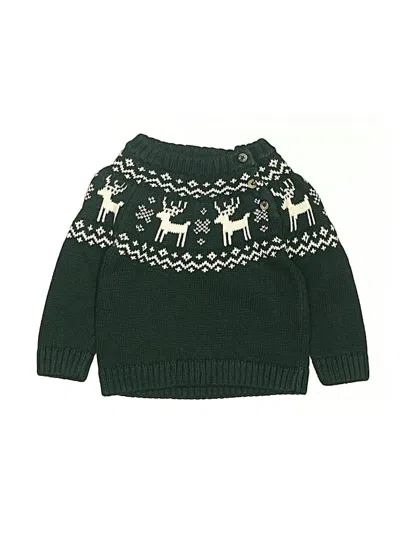 Pre-owned Starting Out Babies' Pullover Sweater In Green