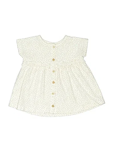 Pre-owned Starting Out Babies' Short Sleeve Blouse In Yellow