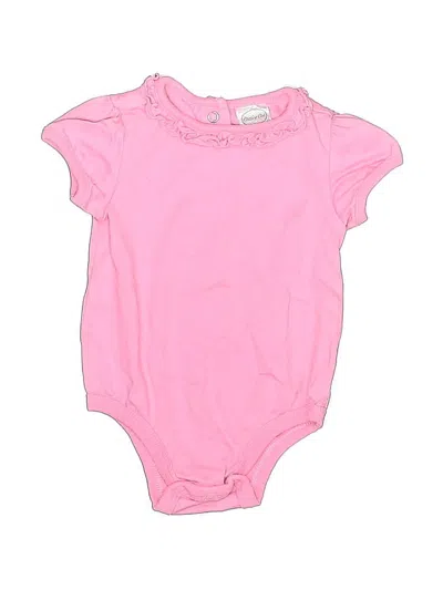 Pre-owned Starting Out Babies' Short Sleeve Onesie In Pink