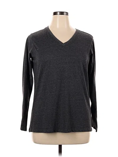 Pre-owned Starting Point 3/4 Sleeve T-shirt In Gray