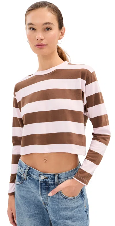State & Lake Cricket Tee Coco/ballet In Brown