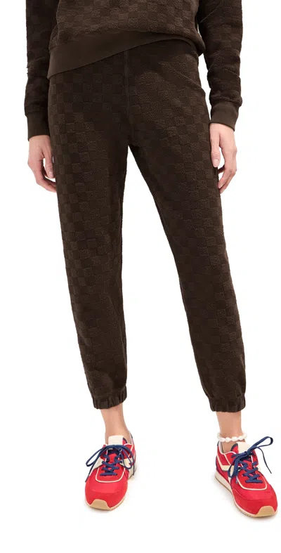 State & Lake Nicole Sweatpants Chocolate In Brown