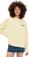 State & Lake Sports & Rec Sweatshirt Butter Yellow In Yellow