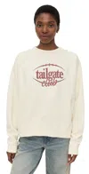 State & Lake Tailgate Club Sweatshirt Ivory/chocolate In Neutral