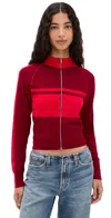 State & Lake Track Jacket Burgundy/red In Red