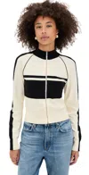 State & Lake Track Jacket White/black