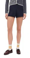 State & Lake Varsity Track Shorts Navy/white In Multi