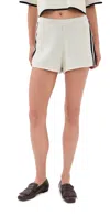 State & Lake Varsity Track Shorts White/black In Multi
