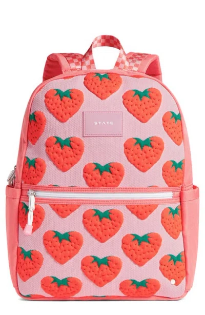 State Bags Kids' Kane Strawberries Backpack In Red
