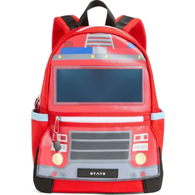 State Bags Kids' Mini Kane Firetruck Backpack