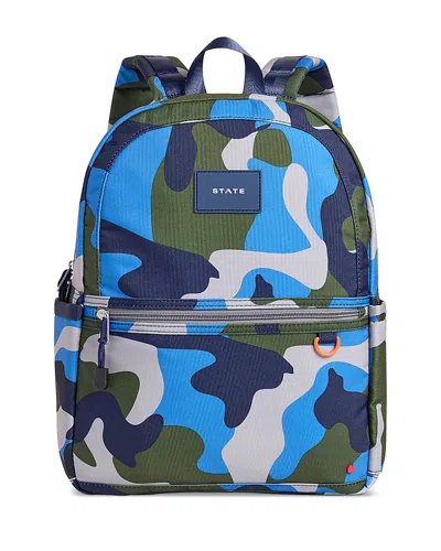 State Kids' Boys' Kane Travel Camo Double Pocket Backpack - Ages 7+ In Black