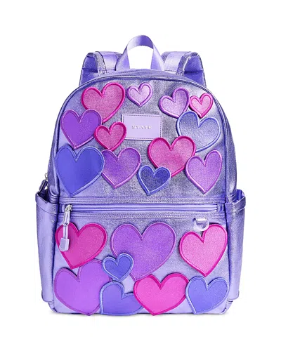 State Kids' Kane 3d Hearts Backpack In Purple