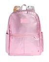 State Kids' Kane Double Pocket Backpack In Pink/silver
