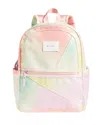 State Kids' Kane Double Pocket Backpack In Tie Dye Patchwork