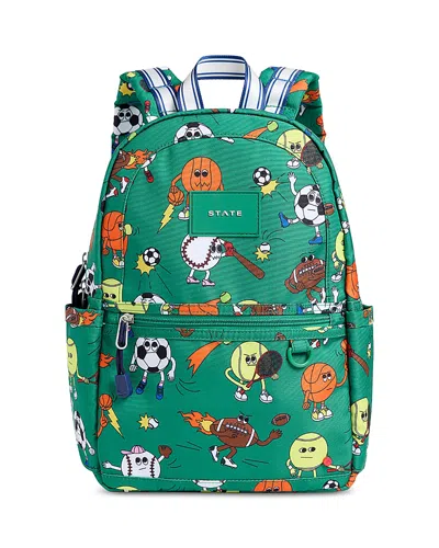 State Kids' Kane Mini Travel Backpack In Sports Balls