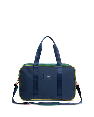 State Kids' Rockaway Duffle Bag In Green/navy