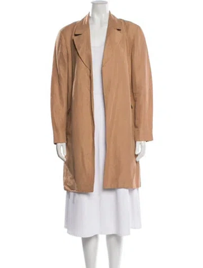 Pre-owned State Of Claude Montana Linen Jacket In Neutral