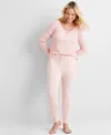 State Of Day Printed Jogger Pajama Pants Xs-3x, Created For Macy's In Twin Stripe