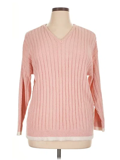 Pre-owned State Of Day Pullover Sweater In Pink