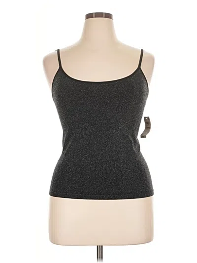 State Of Day Tank Top Gray Strapless Neckline Tops