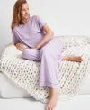 State Of Day Women's 2-pc. Fluid Knit Pajamas Set, Created For Macy's In Frost Bite