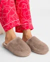 State Of Day Women's Boxed Two-tone Faux-fur Slide Slippers, Macy's Exclusive In Multi