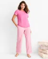 State Of Day Women's Cotton Blend Short-sleeve Sleep Tee Xs-3x, Macy's Exclusive