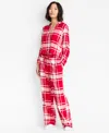 State Of Day Women's Flannel Pajama Set, Macy's Exclusive In Multi