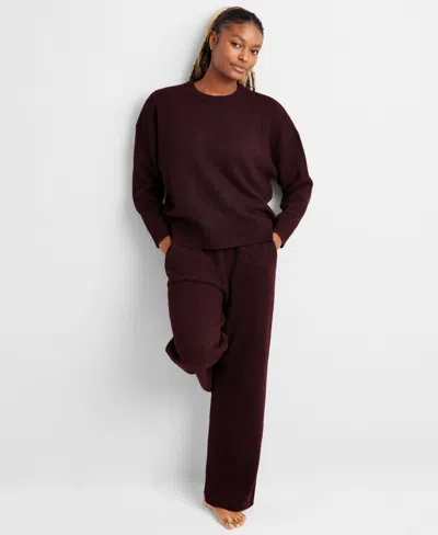 State Of Day Women's Indulge Rest Sweater Loungewear Set