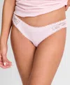 State Of Day Women's Lace Bikini Underwear, Exclusively At Macy's In Pink