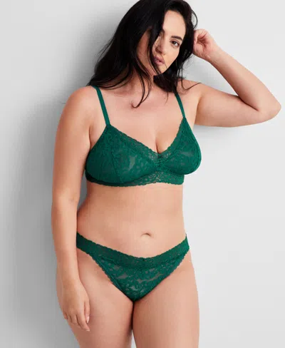 State Of Day Women's Lace Bralette, Created For Macy's In Forest Biome